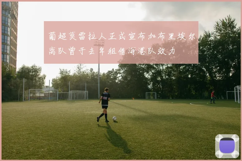 葡超莫雷拉人正式宣布加布里埃尔离队曾于去年租借海港队效力